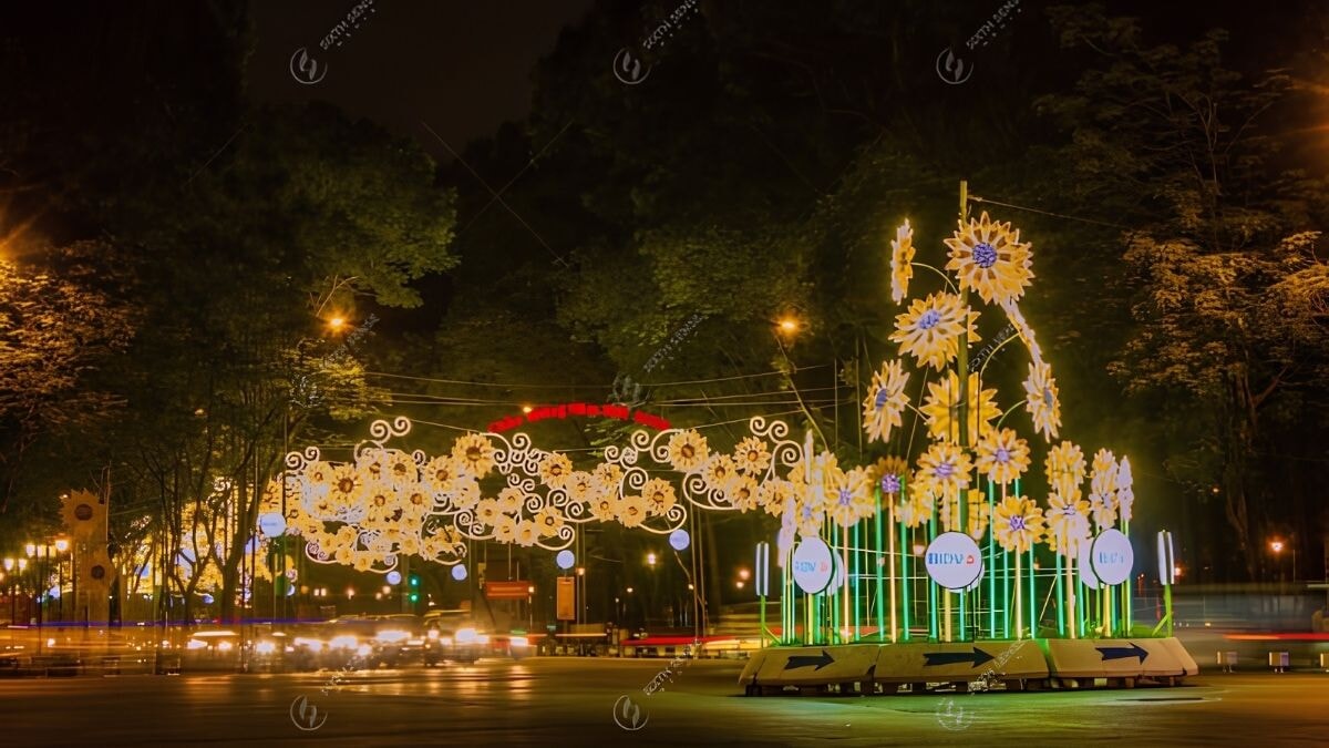 Các Hạng Mục Trang Trí Chiếu Sáng Đô Thị- Trang Trí Chiếu Sáng Đô Thị Xã Hội Hóa