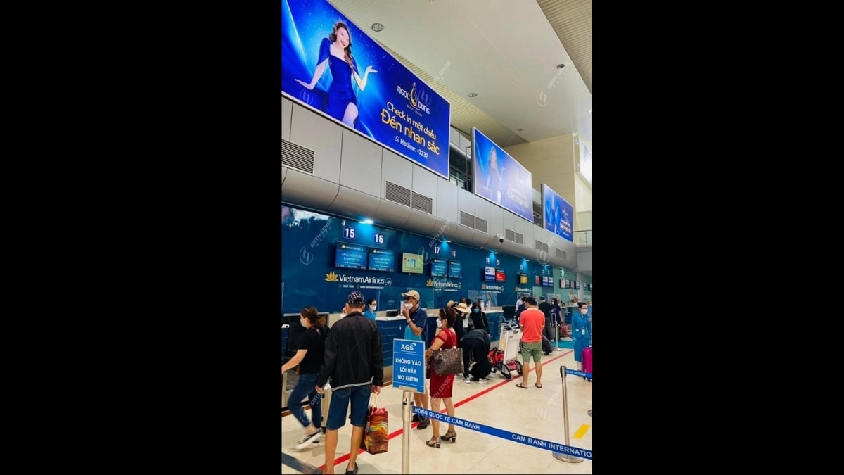 Các Vị Trí Triển Khai Màn Hình Led Quảng Cáo Trong Nhà- Sân Bay, Nhà Ga, Bến Xe