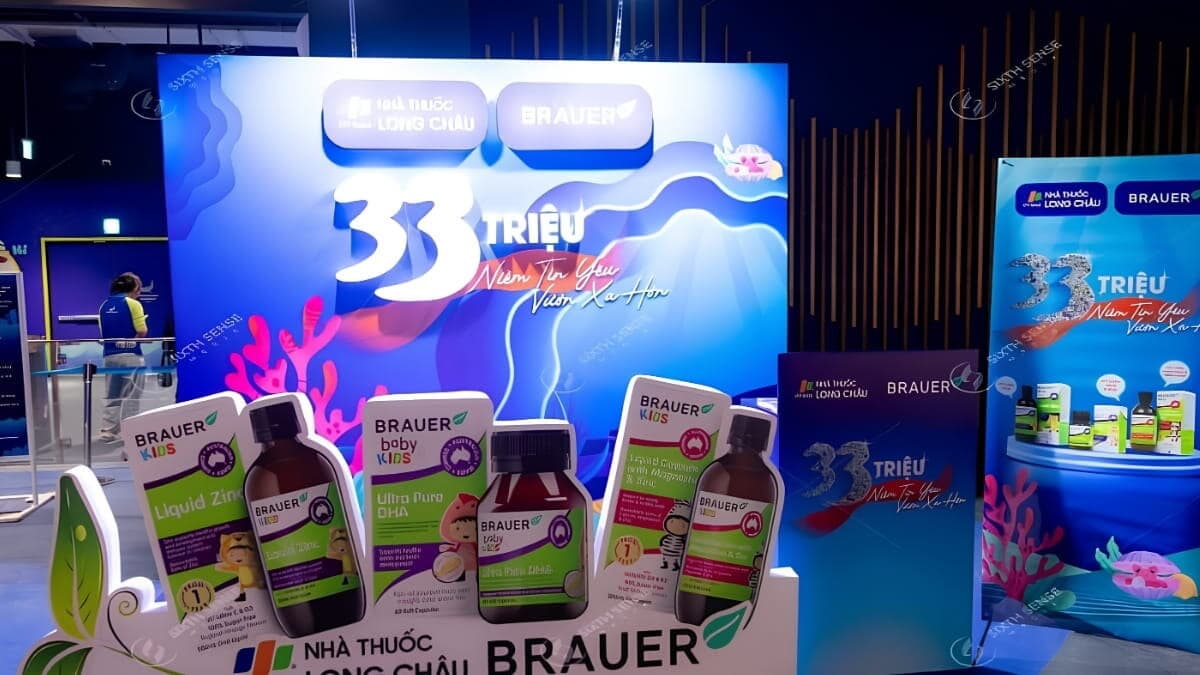 Chiến Dịch Activation: "Trạm Nụ Cười" (Nhà Thuốc Long Châu & Brauer) Tại Thủy Cung Lotte Mall Tây Hồ