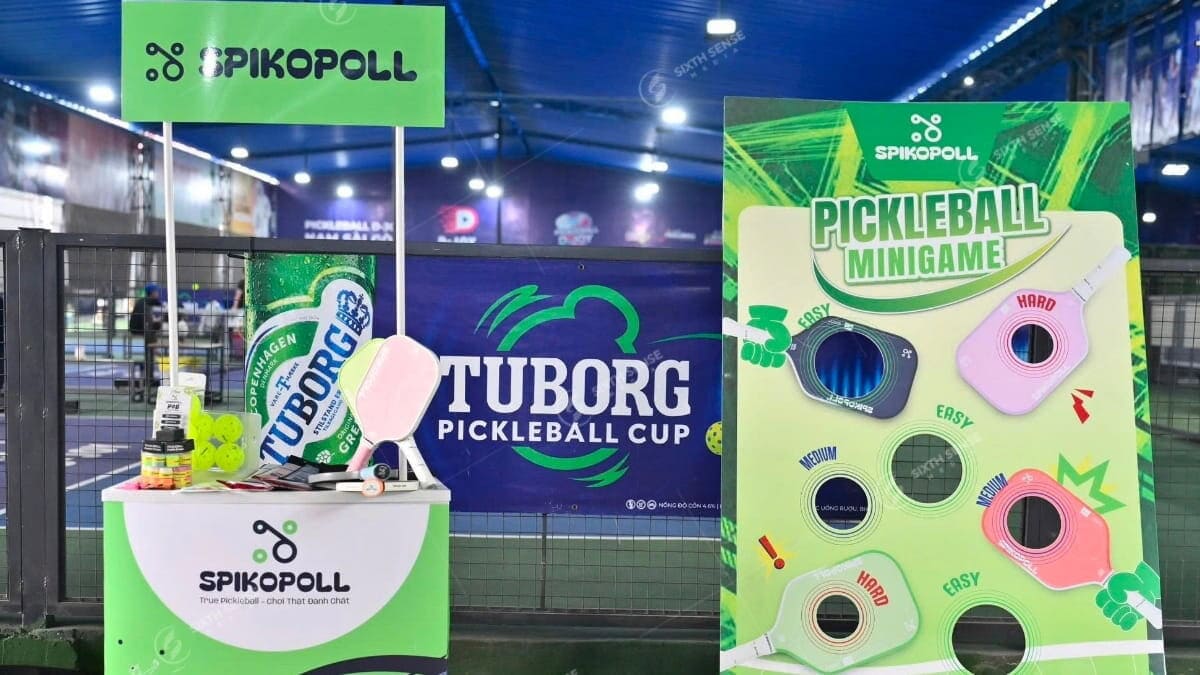 Các Hình Thức Quảng Cáo Trong Sân Pickleball- Booth Activation Và Sampling 