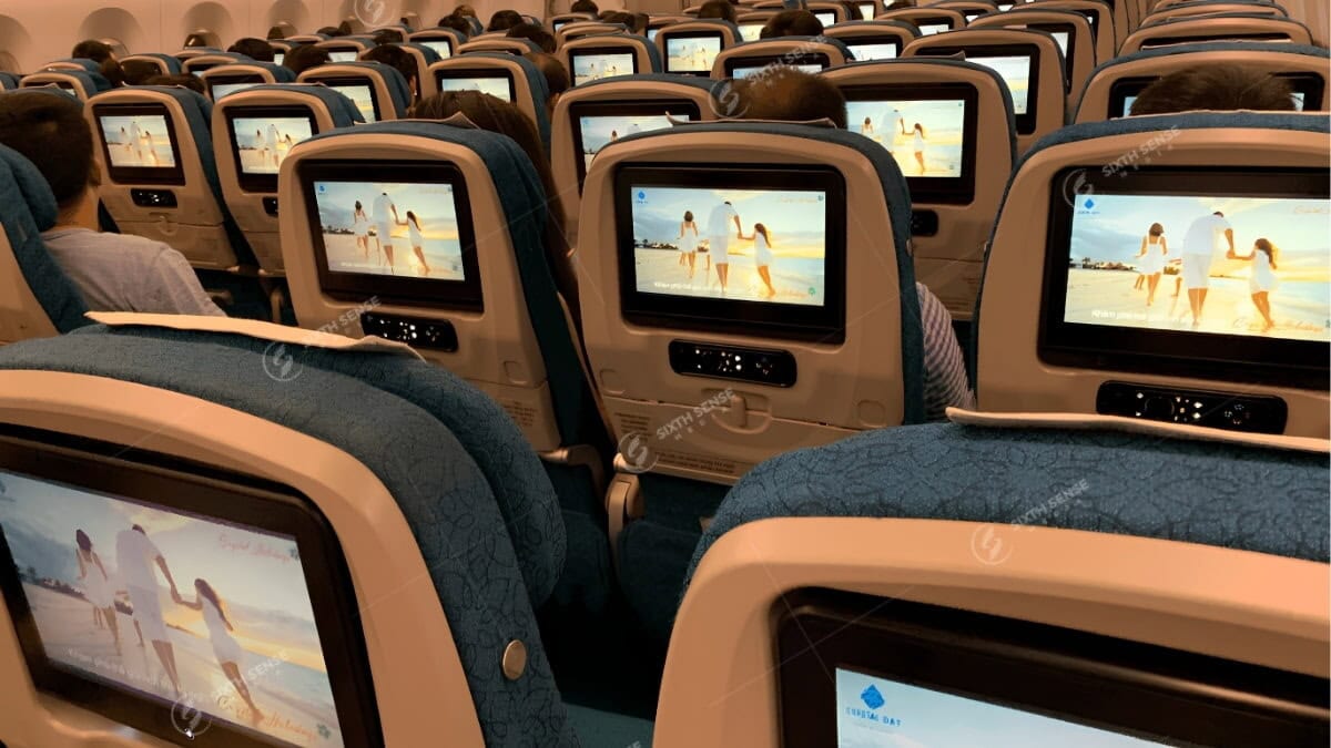 Quảng Cáo Màn Hình LCD/IFE Trên Máy Bay