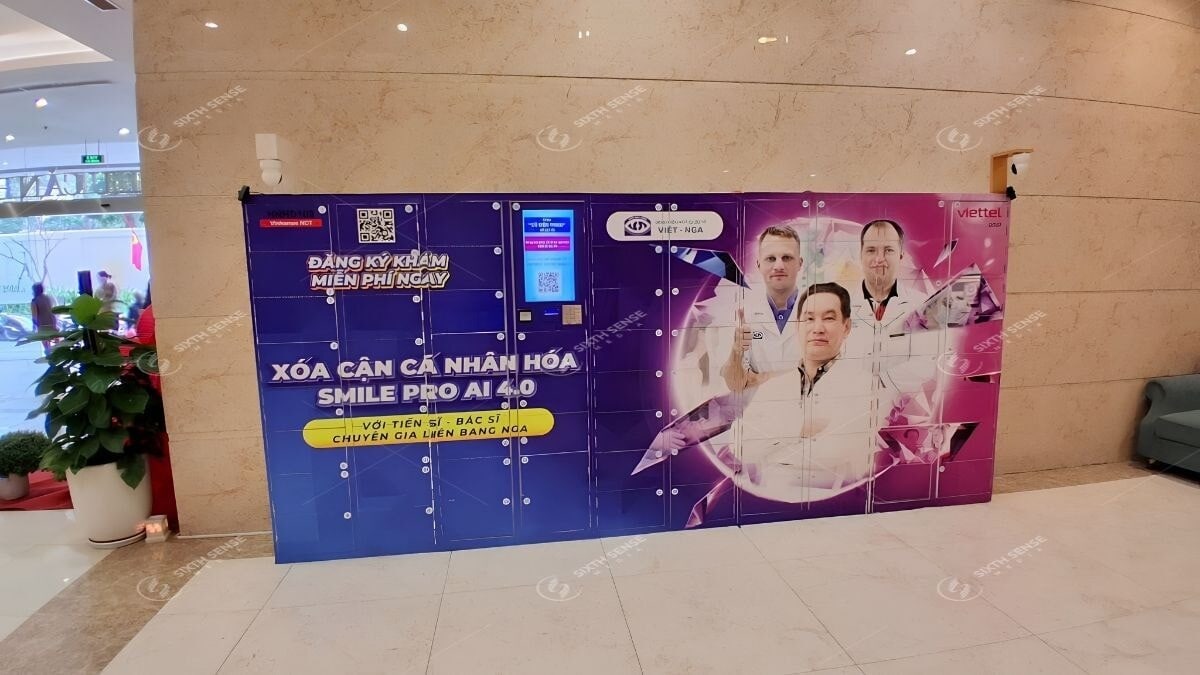 Bảng Giá Quảng Cáo Trên Tủ Gửi Đồ Tòa Nhà, Chung Cư