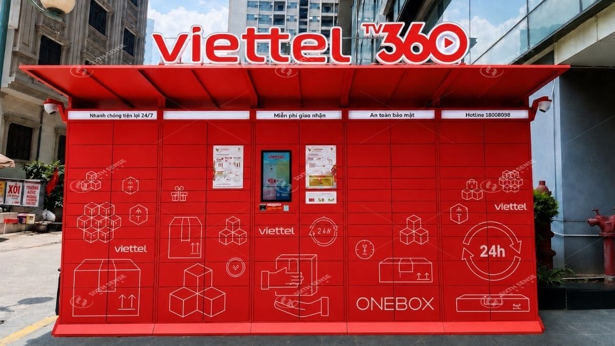 Các Hình Thức Quảng Cáo Trên Tủ Gửi Đồ- Quảng Cáo Hộp Đèn Lightbox Trên Nóc Tủ 