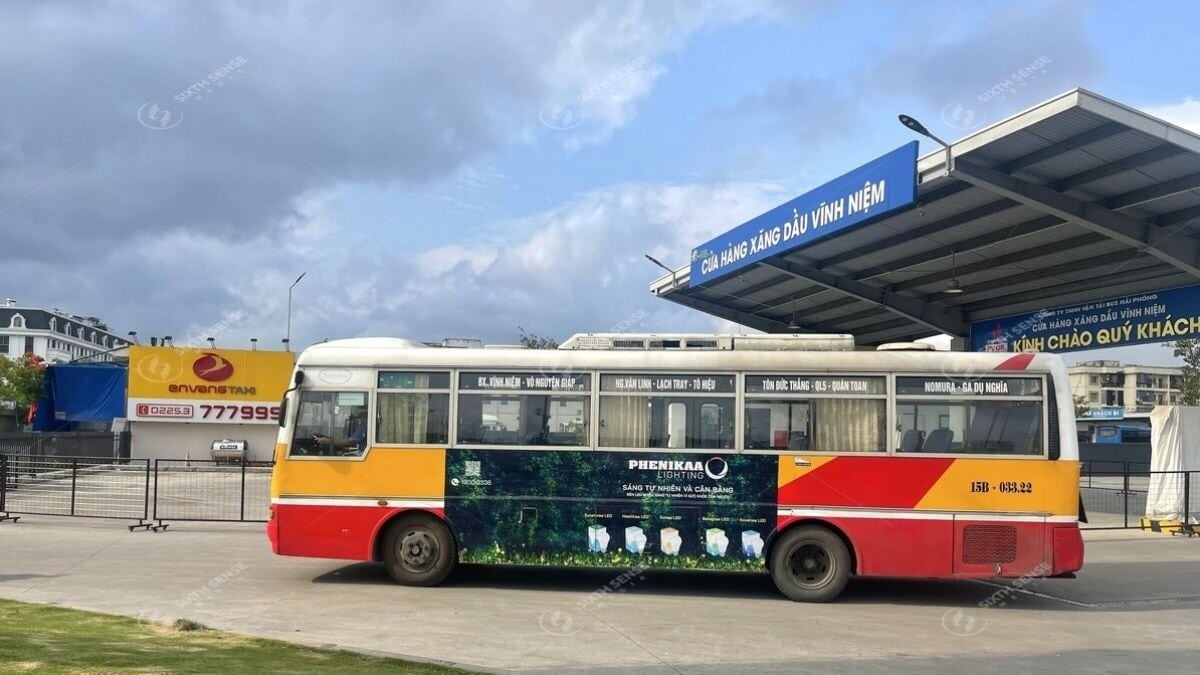Xe buýt Hình Thức Quảng Cáo Xe- Xe buýt Quảng Cáo Thân Xe