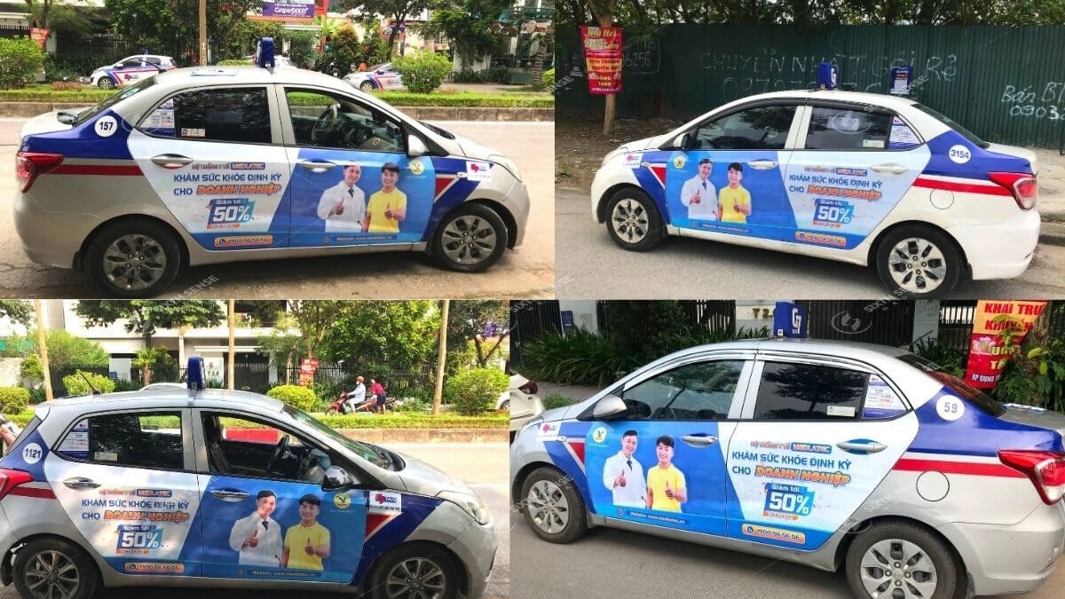 Dự Án Quảng Cáo Taxi Cho Medlatec