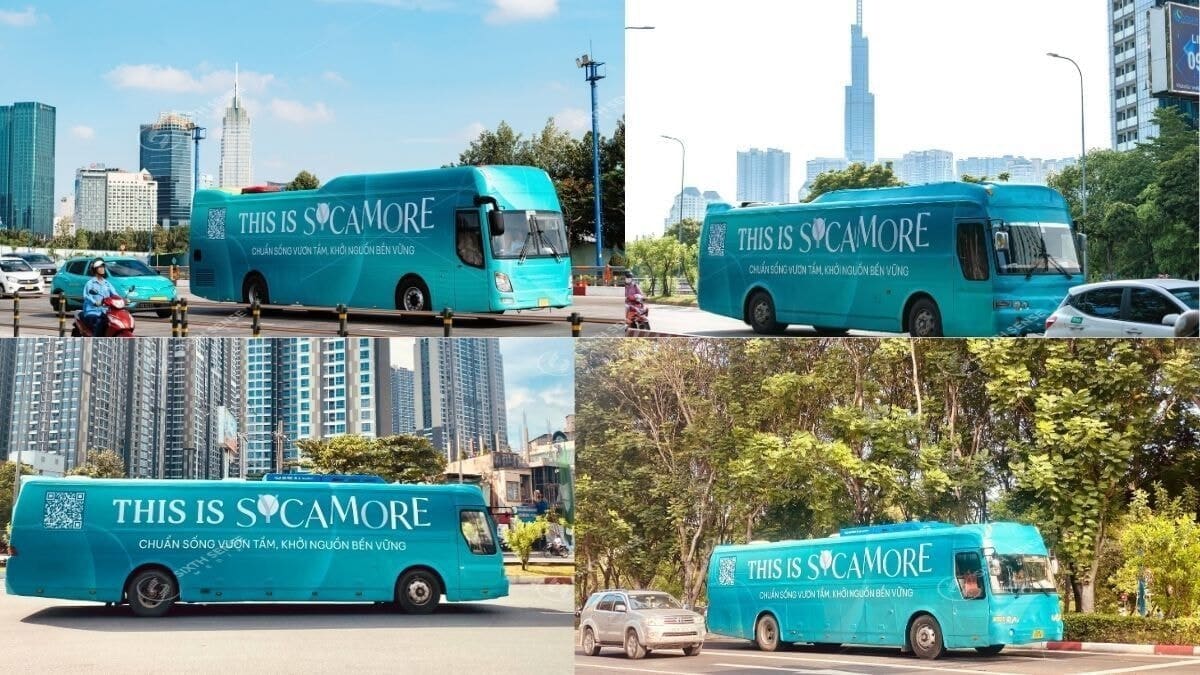 Dự Án Chạy Roadshow Ô Tô 45 Chỗ Cho Sycamore