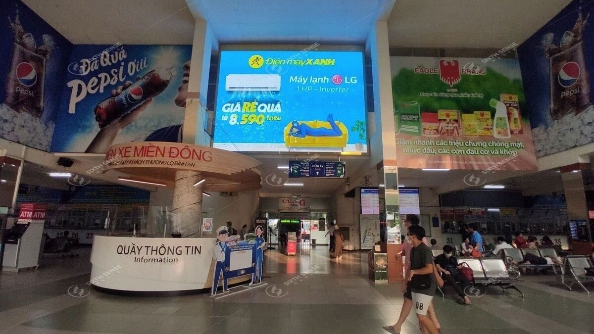 Quảng Cáo Màn Hình LED, LCD, Frame Tại Bến Xe
