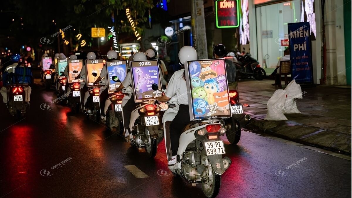 Ưu Điểm Của Dịch Vụ Quảng Cáo Trên Xe Máy 