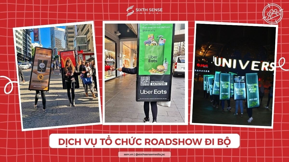 Dịch Vụ Tổ Chức Roadshow Đi Bộ (Human Billboard) Chuyên Nghiệp 