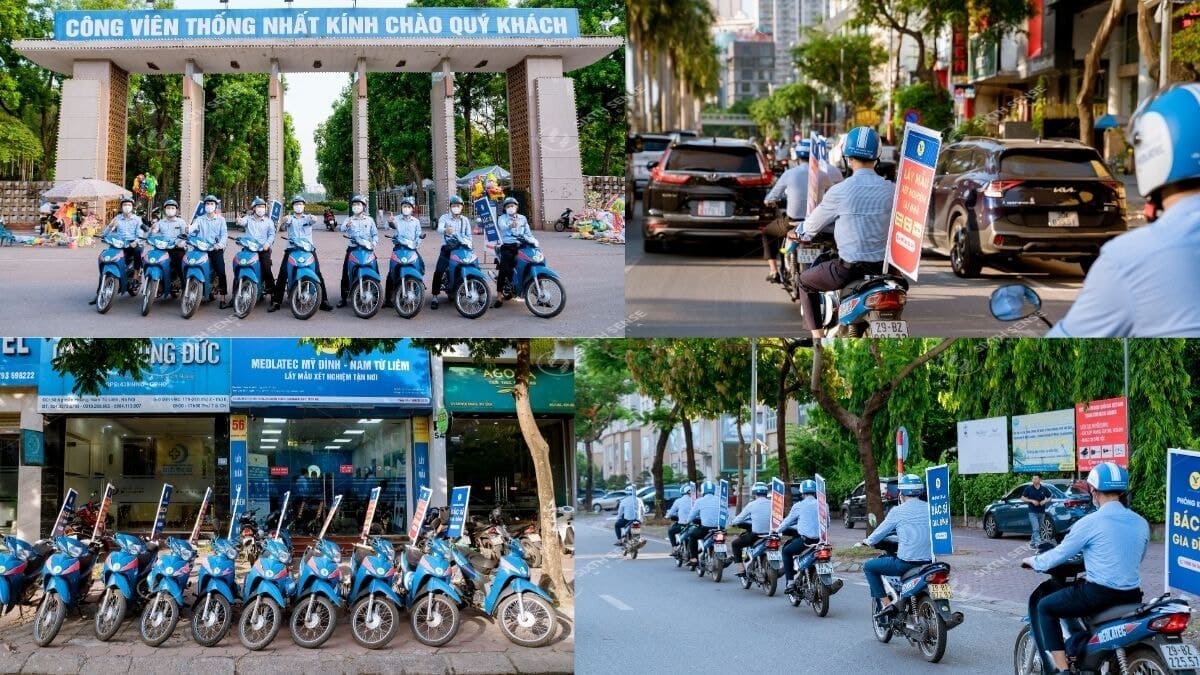 Dự Án Tổ Chức Chạy Roadshow Xe Máy Cho Medlatec 
