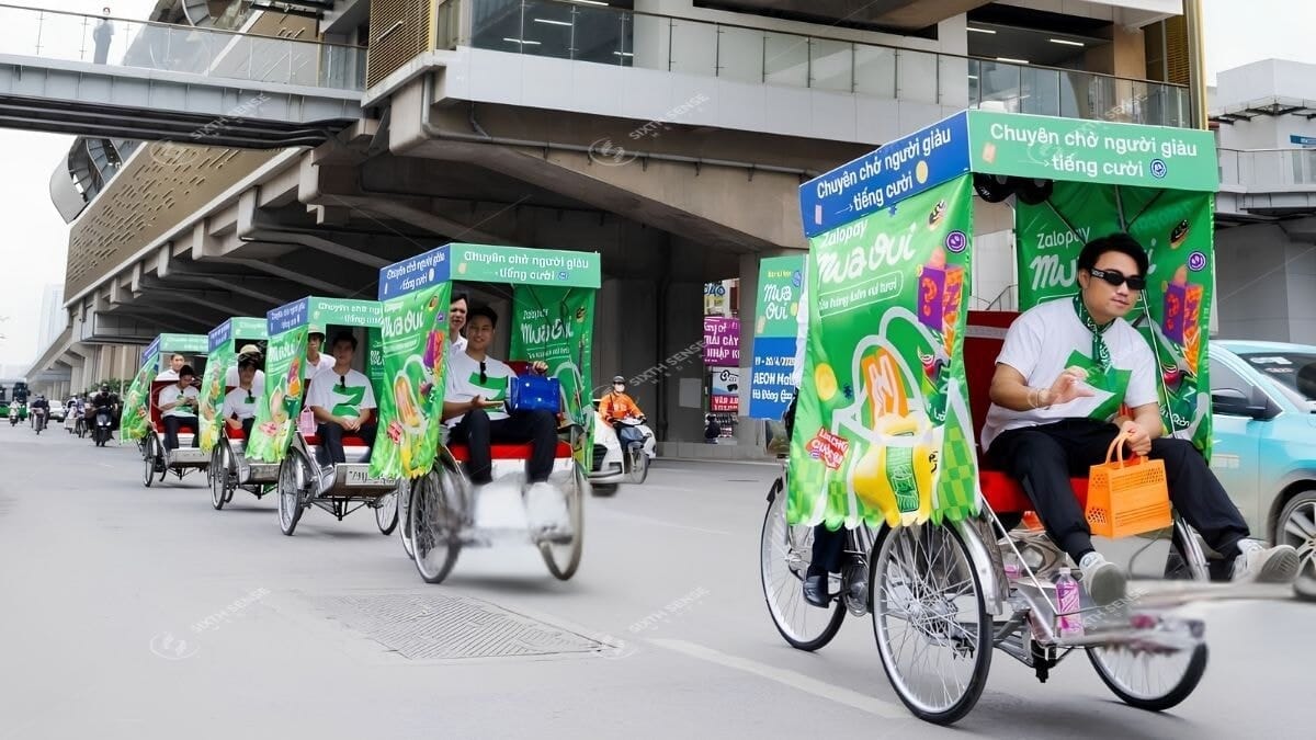 Roadshow Xích Lô Decor Sáng Tạo Theo Concept Thương Hiệu 