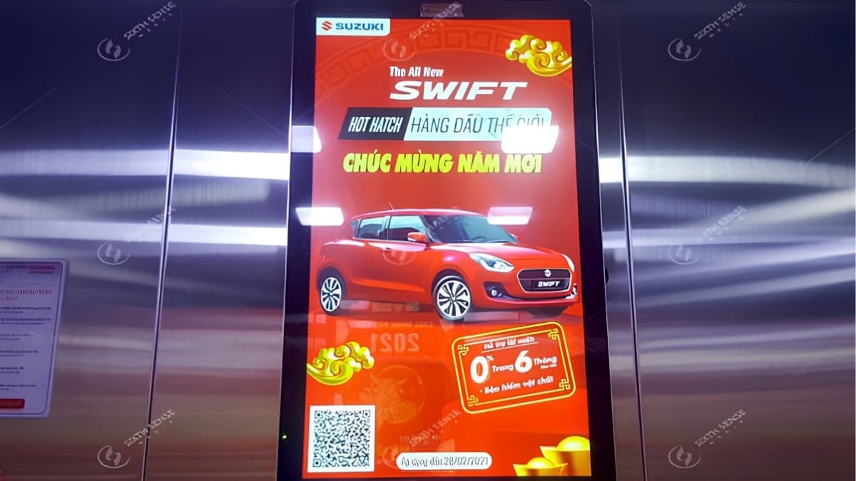 Các Hình Thức Quảng Cáo Trong Thang Máy Chung Cư- Quảng Cáo TV/LCD Tại Thang Máy