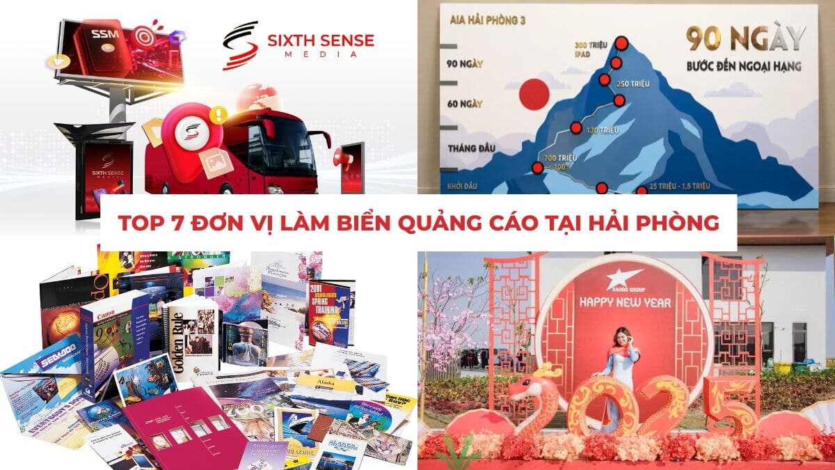 Top 7 Đơn Vị Làm Biển Quảng Cáo Tại Hải Phòng Trọn Gói