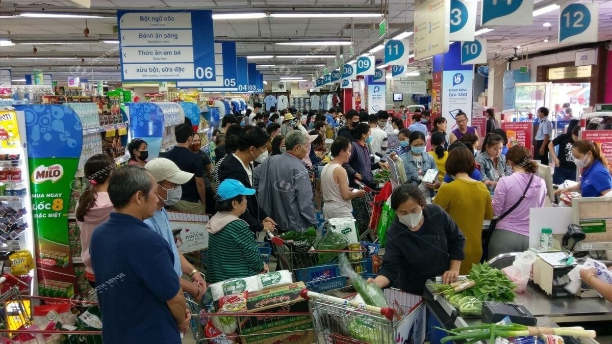 Biển Phân Khu Hàng Hóa Siêu Thị