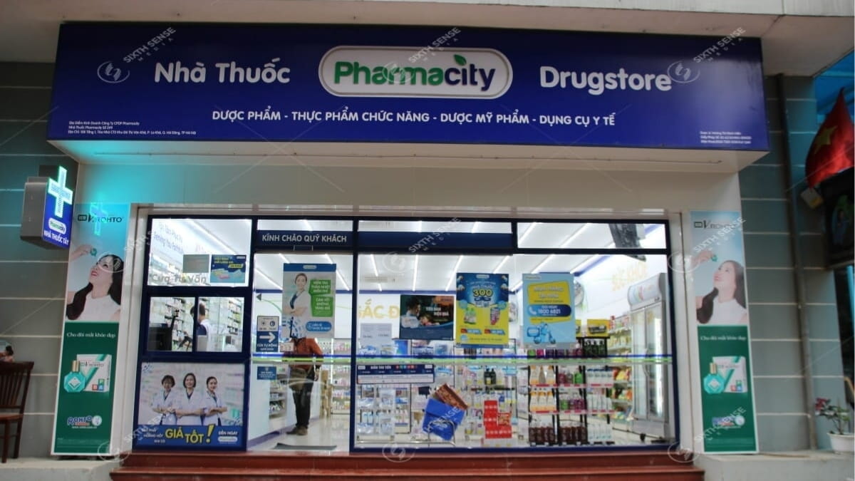 Chiến dịch quảng cáo trên hệ thống nhà thuốc Pharmacity Hà Nội 1
