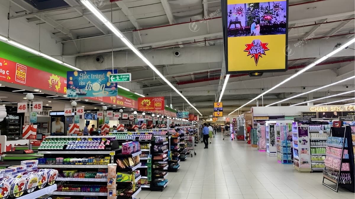Ưu Điểm Khi Quảng Cáo Màn Hình LED LCD Tại Siêu Thị