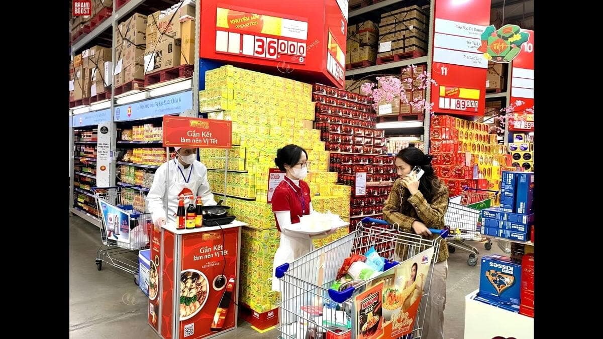 Các Loại POSM Trong Siêu Thị- Booth Và Quầy Sampling