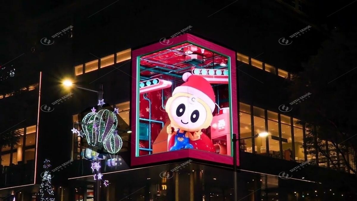 Màn Hình LED Quảng Cáo 3D Hoạt Động Như Thế Nào? 