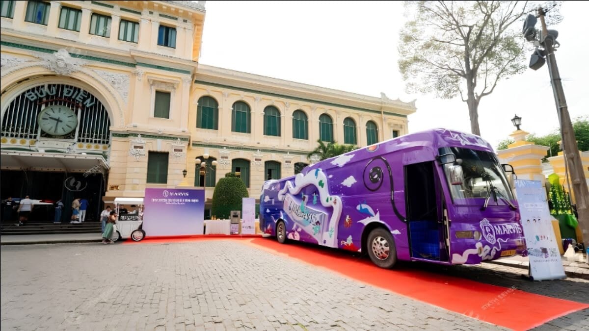 Roadshow Activation Xe Bus Cho Marvis 1