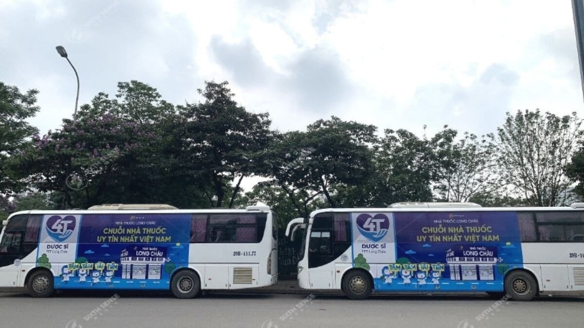 Hình Thức Quảng Cáo Roadshow Xe Bus- Roadshow Xe bus 45 chỗ