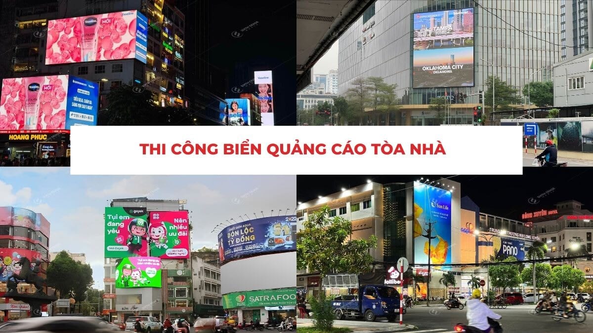 Thi Công Biển Quảng Cáo Tòa Nhà Trọn Gói: Báo Giá 2026