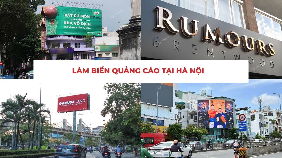 Làm Biển Quảng Cáo Ngoài Trời Tại Hà Nội Giá Rẻ, Chất Lượng