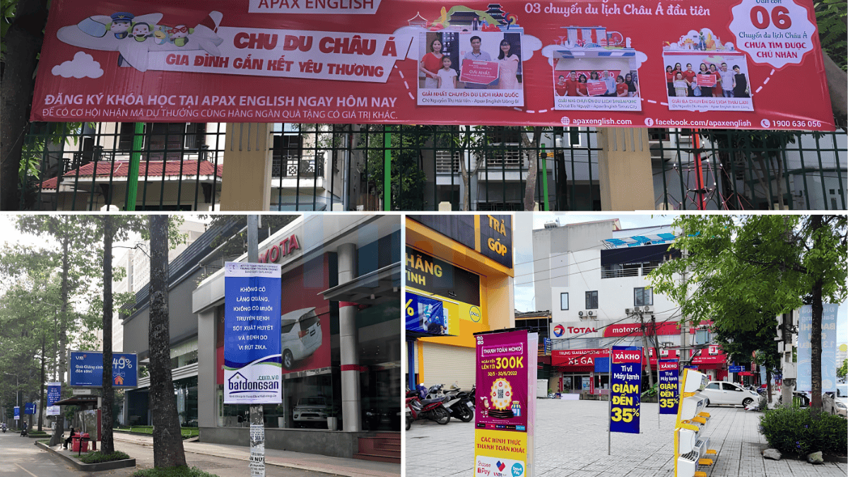 Quy Định Về Vị Trí Treo Băng Rôn Quảng Cáo